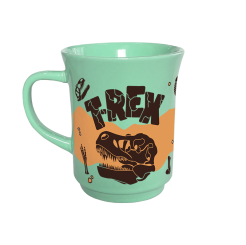 CANECA AMERICANA VERDE 190ML - TIRANOSSAURO