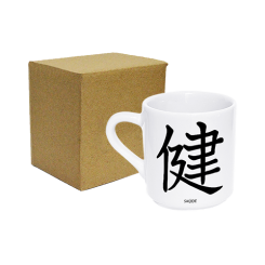 XÍCARA DE CAFÉ BRANCA 50ML - KANJI SAÚDE