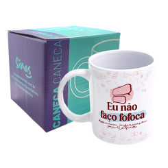 CANECA 300ML - PRONTO, FALEI! - FOFOCA