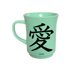 CANECA AMERICANA VERDE 190ML - KANJI AMOR