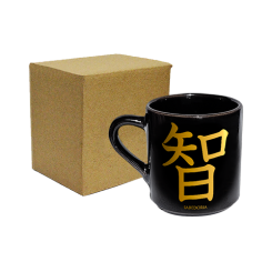 XÍCARA DE CAFÉ PRETA 50ML - KANJI SABEDORIA