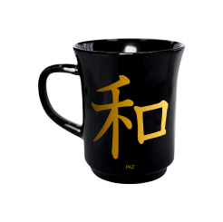 CANECA AMERICANA PRETA 190ML - KANJI PAZ