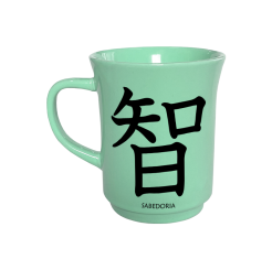 CANECA AMERICANA VERDE 190ML - KANJI SABEDORIA