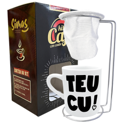 KIT CAFÉ - TEU CU - CARINHO