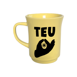 CANECA AMERICANA AMARELA 190ML - TEU CU - GESTO