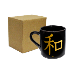 XÍCARA DE CAFÉ PRETA 50ML - KANJI PAZ