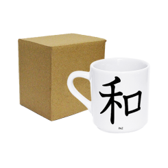 XÍCARA DE CAFÉ BRANCA 50ML - KANJI PAZ