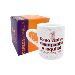 CANECA 120ML - PRONTO, FALEI! - TOMO VINHO