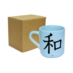 XÍCARA DE CAFÉ AZUL 50ML - KANJI PAZ