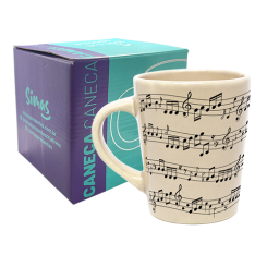 CANECA DROP NATURAL 270ML - MUSICAL