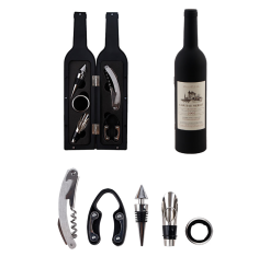 KIT  5 PCS VINHO  COM ESTOJO GARRAFA