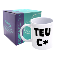 CANECA 300ML - TEU CU - ASTERISCO